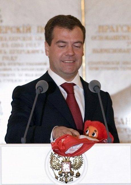 Obrázek Medvedev ma sveho demona