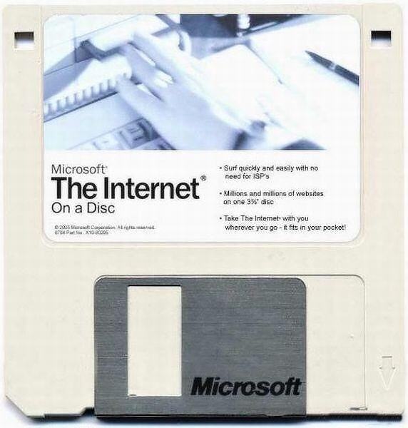Obrázek Microsoft The Internet On a Disc