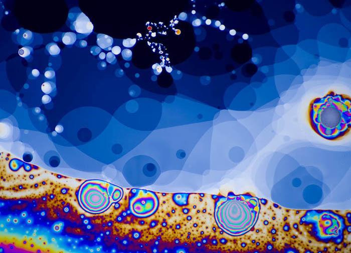 Obrázek Mikrokosmos - mydlove bubliny