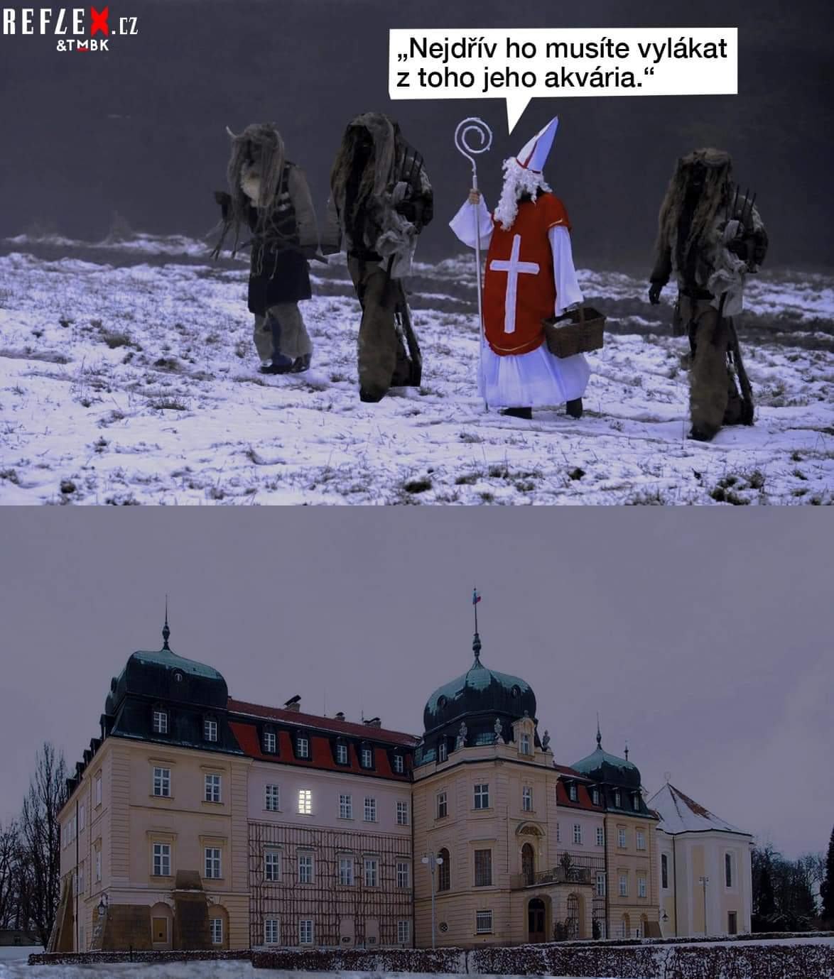Obrázek Mikulas v lanech