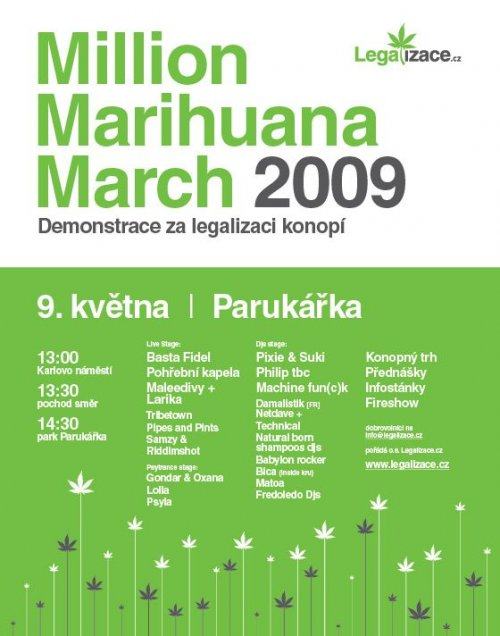 Obrázek Milion Marihuana March 2009
