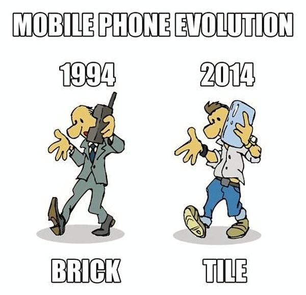 Obrázek Mobile phone evolution 