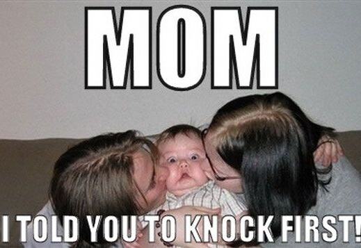 Obrázek Mom - I told you to knock first