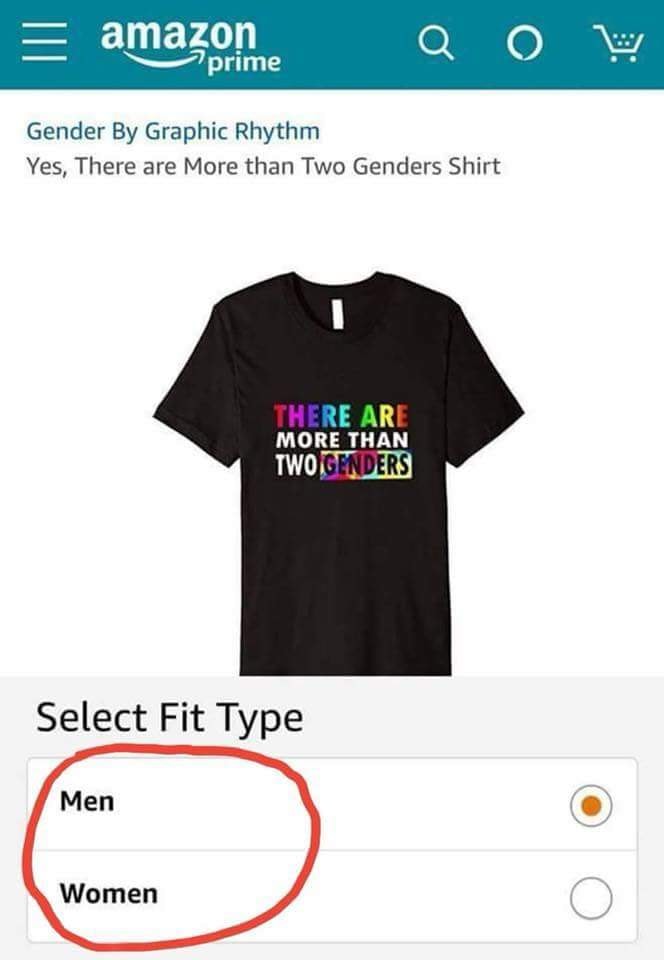 Obrázek More than two genders shirt