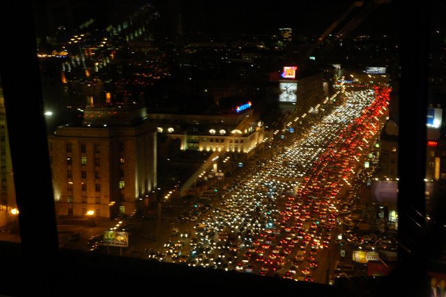 Obrázek Moscow traffic jam1