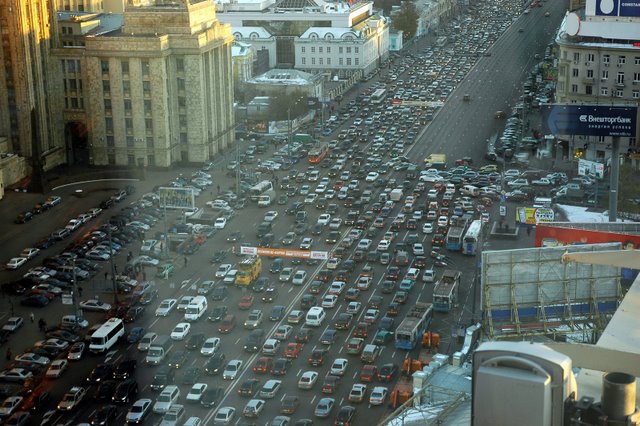 Obrázek Moscow traffic jam3