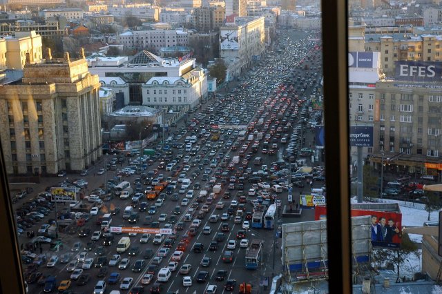 Obrázek Moscow traffic jam5