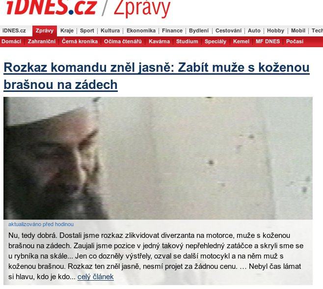 Obrázek Muz s kozenou brasnou