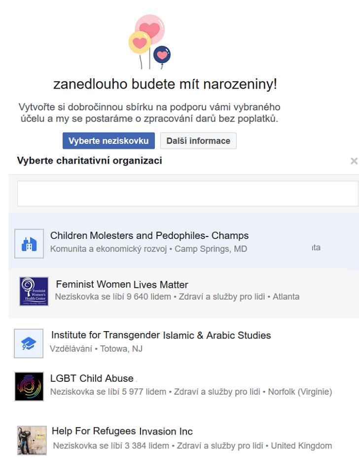 Obrázek Narozeniny Facebook