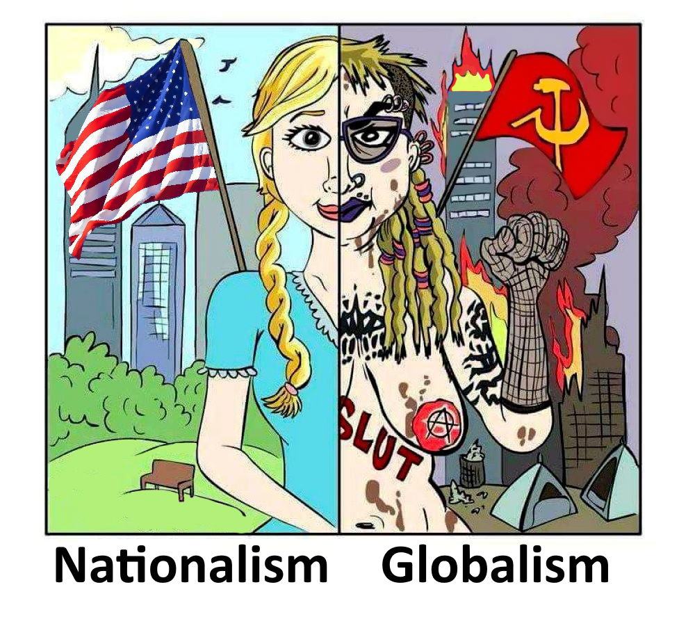 Obrázek Nationalism vs globalism