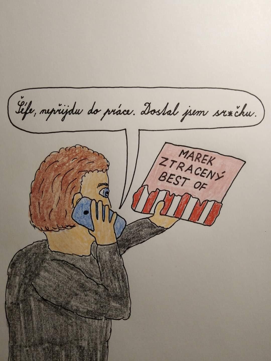 Obrázek Neprijdu do prace