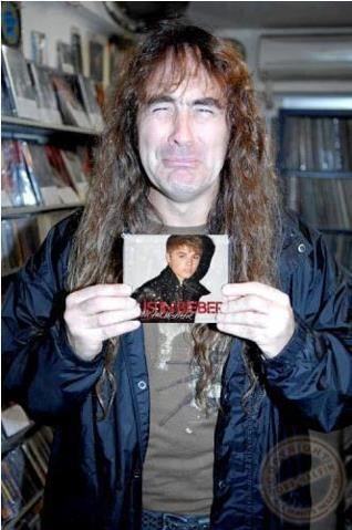 Obrázek Never think that the Iron Maiden 27s bassist could cry