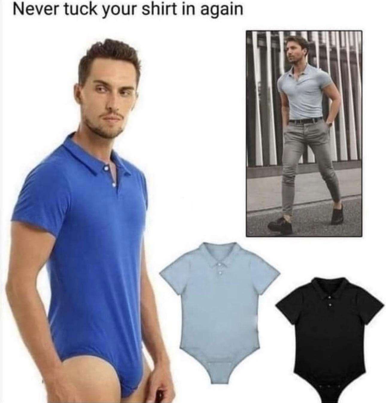 Obrázek Never tuck your shirt in again
