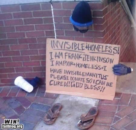 Obrázek Neviditelny bezdomovec