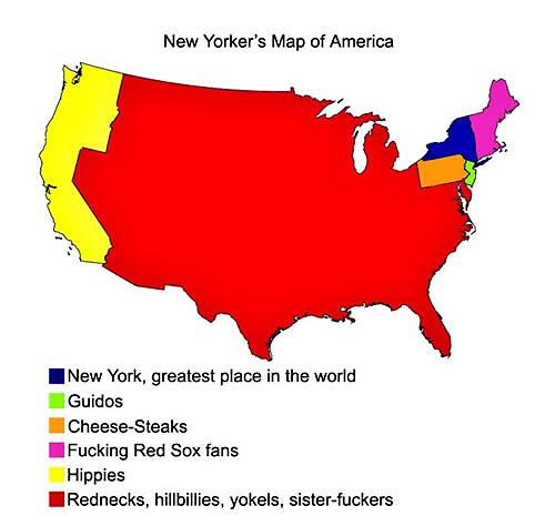 Obrázek NewYorkers Map of America