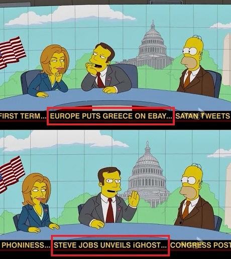Obrázek News from the latest Simpsons episode 10-01-2012