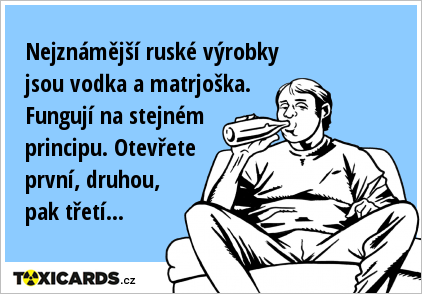 Obrázek Neznamejsi Ruske vybrobky funguji stejne
