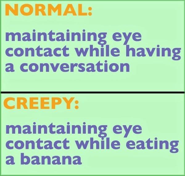Obrázek Normal vs Creepy 12-03-2012