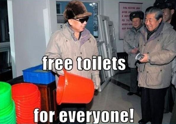 Obrázek North Korea Free Toilets
