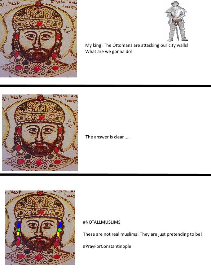 Obrázek NotAllMuslims&nbsp;PrayForConstantinople