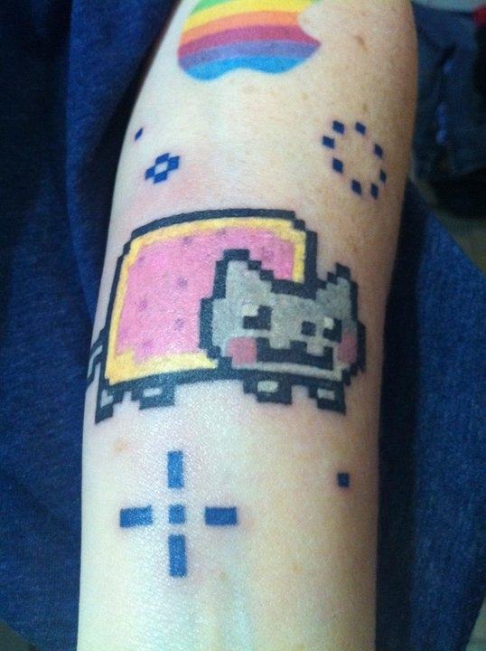 Obrázek Nyan Cat Tattoo