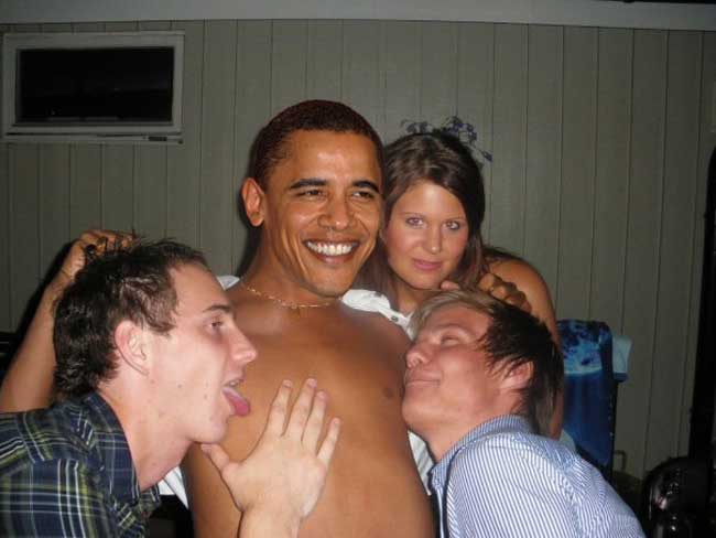 Obrázek Obama je gay