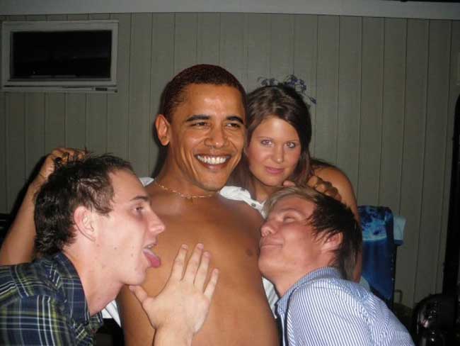 Obrázek Obama je gay