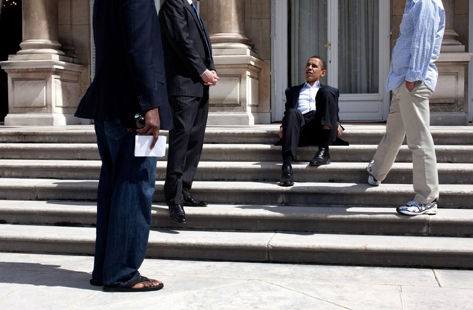 Obrázek Obama vyhozen z Bileho domu