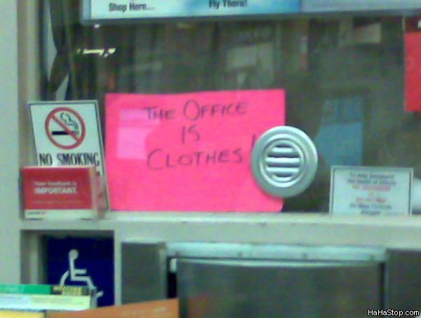 Obrázek Office Is Clothes