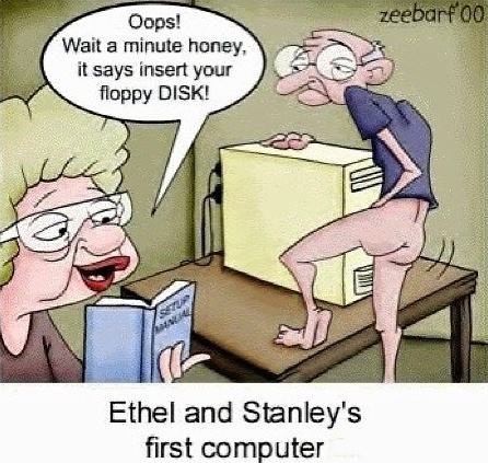 Obrázek Oh it says floppy DISK 04-03-2012