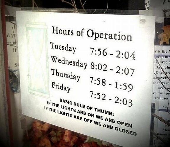 Obrázek Opening Hours