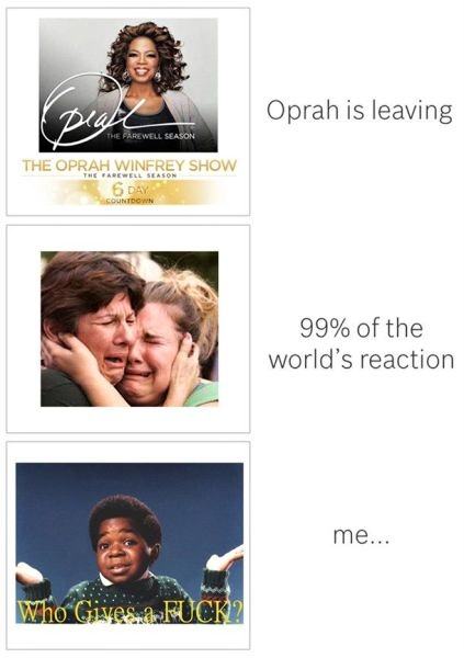Obrázek Oprah is leaving
