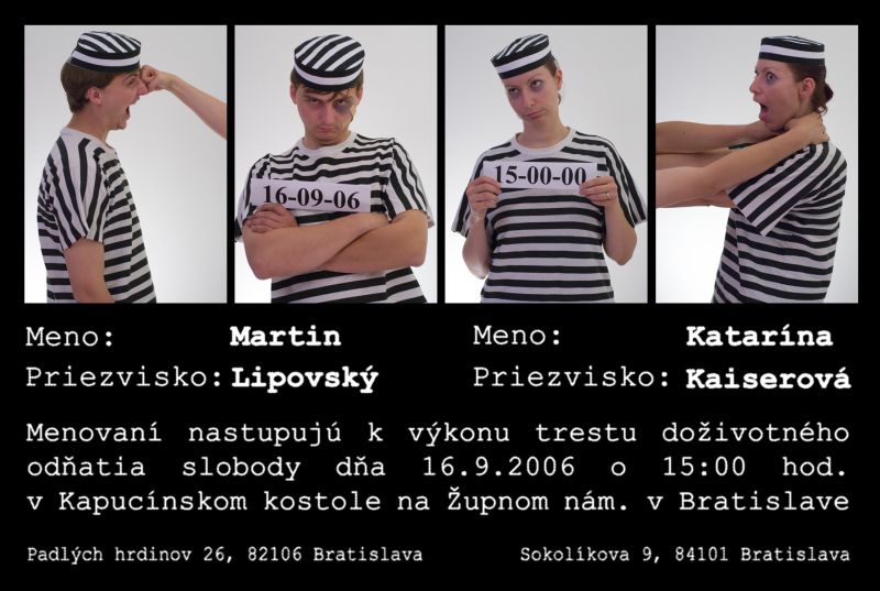 Obrázek Originalni svatebni oznameni