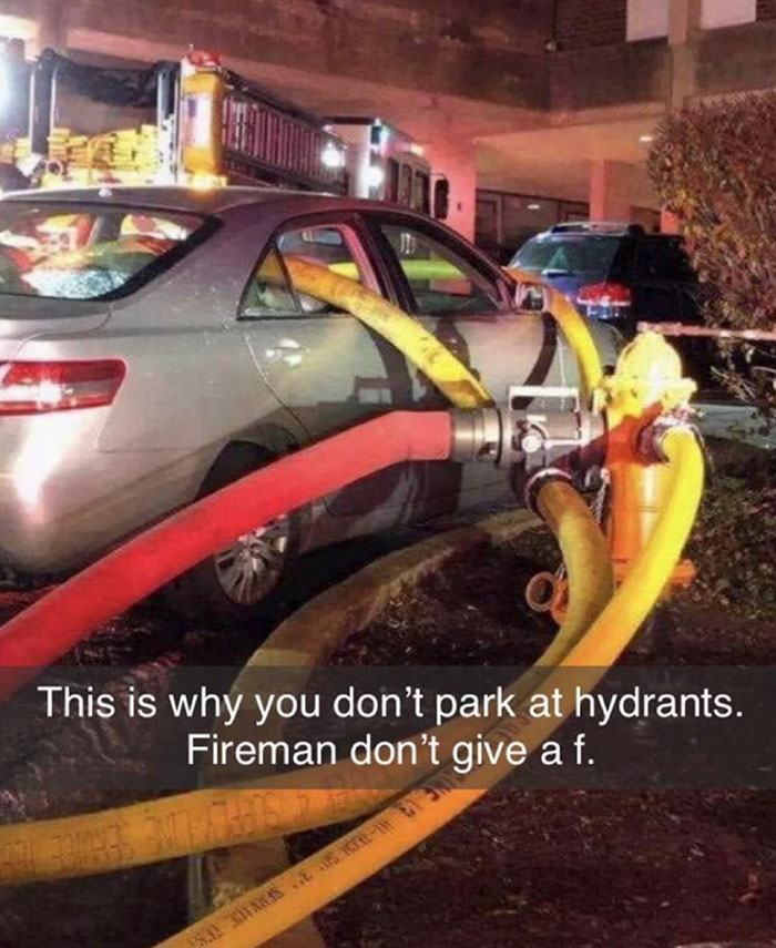 Obrázek Parking by a fire hydrant