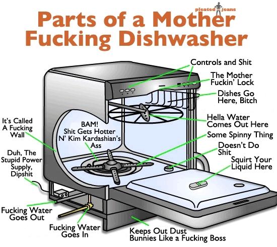 Obrázek Parts of a Mother Fucking Dishwasher