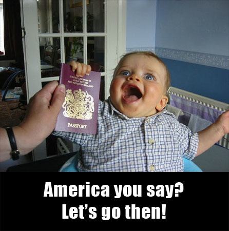 Obrázek Passport baby America