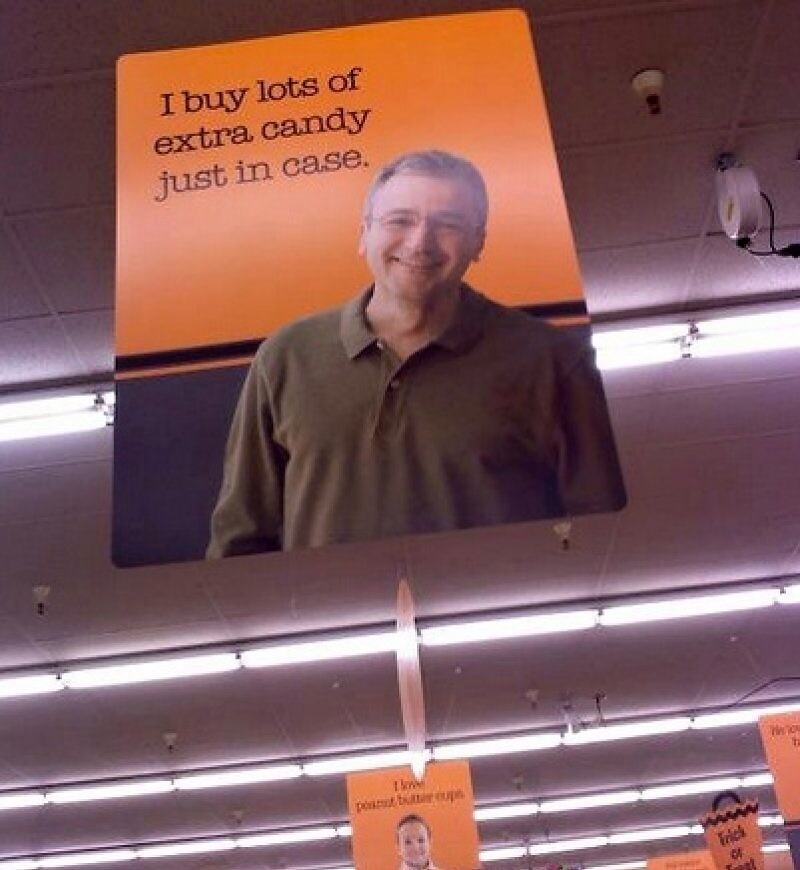 Obrázek Pedophile on Grocery Store Aisle Sign