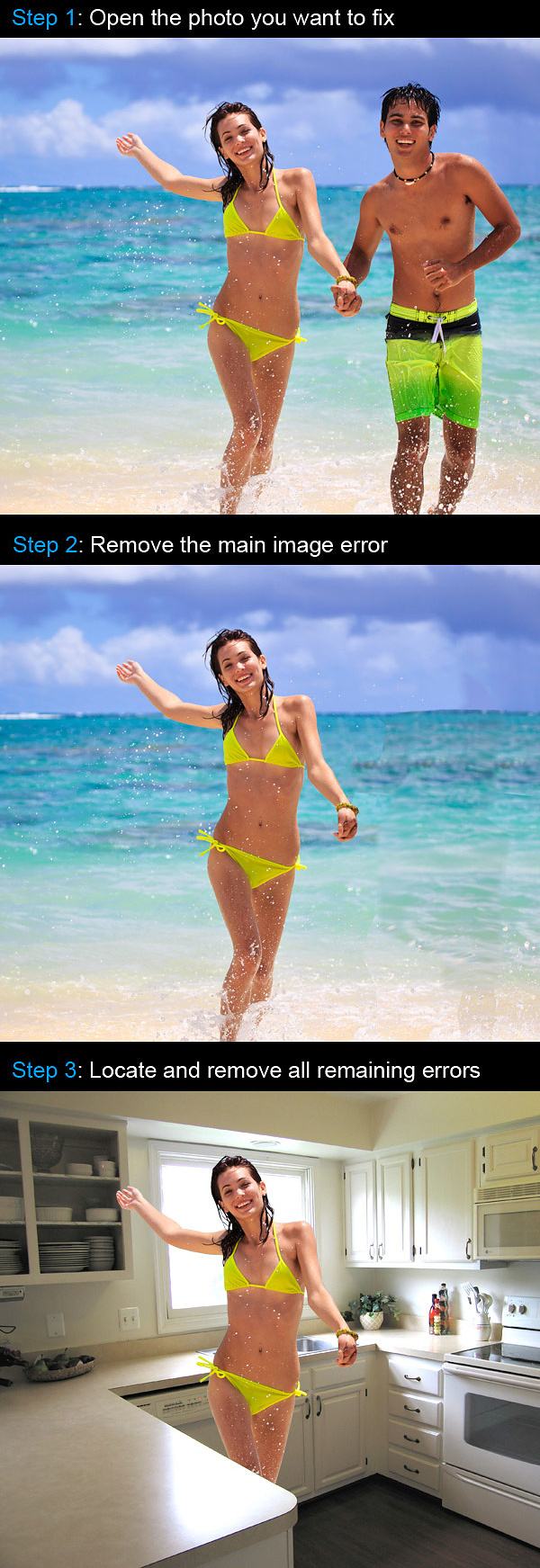 Obrázek Photoshop tutorial - fixing image errors