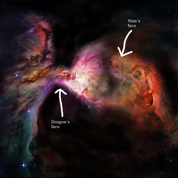 Obrázek Picture of the day - Dragon battle seen in Orion Nebula