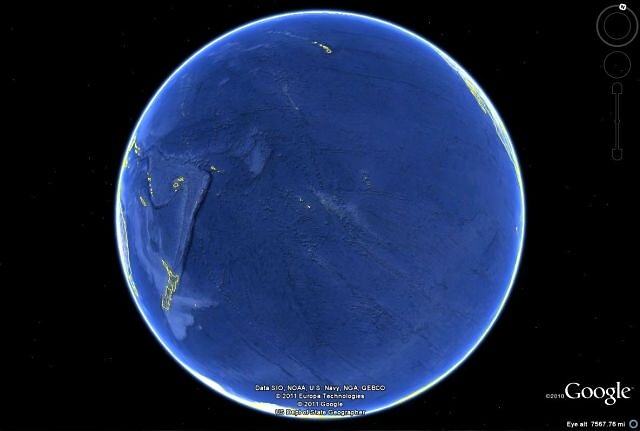 Obrázek Picture of the day - It is incredible how big the Pacific ocean is