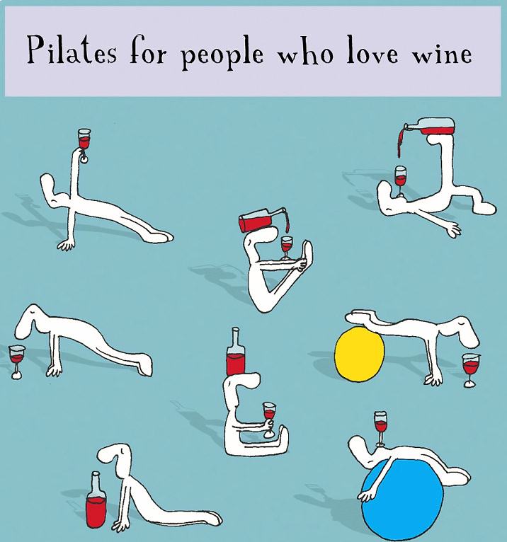 Obrázek Pilates for people who love wine