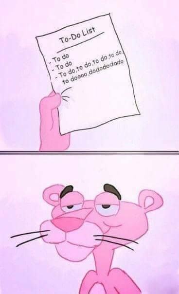 Obrázek Pink Panther Chores