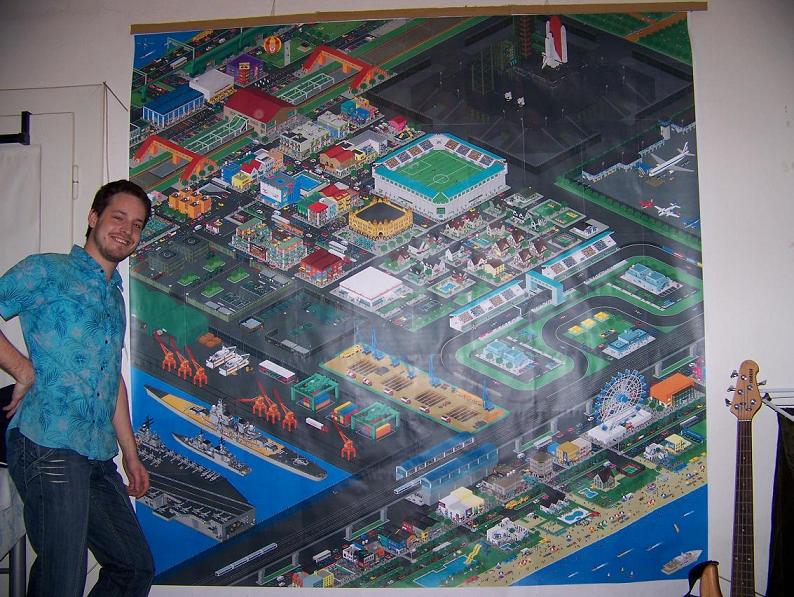 Obrázek Pixel city nazivo 2x2m 100ks A4