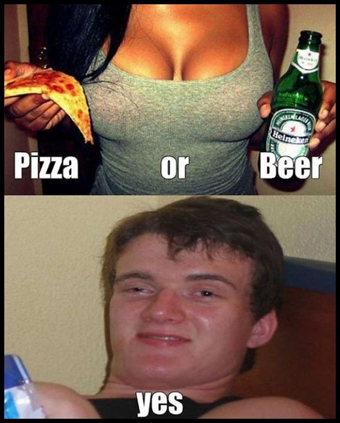 Obrázek Pizza Or Beer