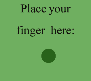 Obrázek Place your finger 19-01-2012