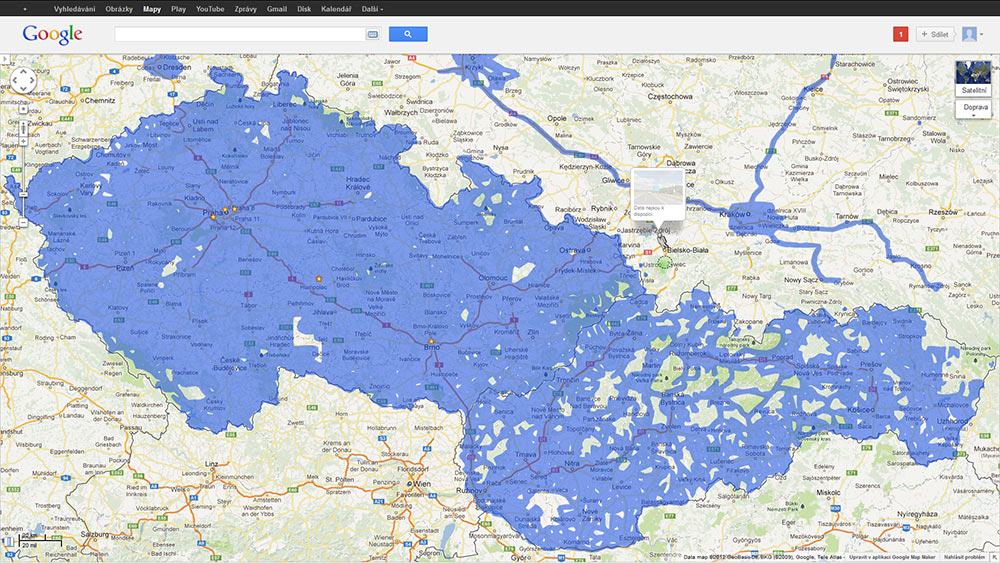 Obrázek Pokryti Google street view