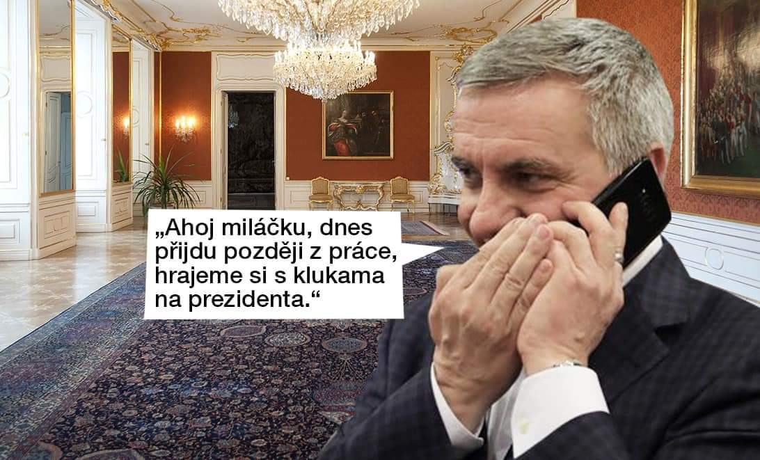 Obrázek Pokyn k jmenovani vlady podstrcit pode dvermi