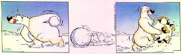 Obrázek Polar bear bowling