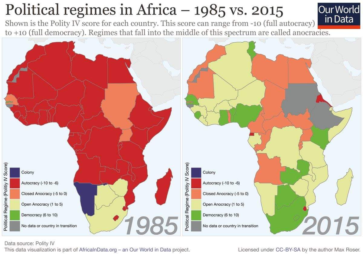 Obrázek Politicke rezimy v africe