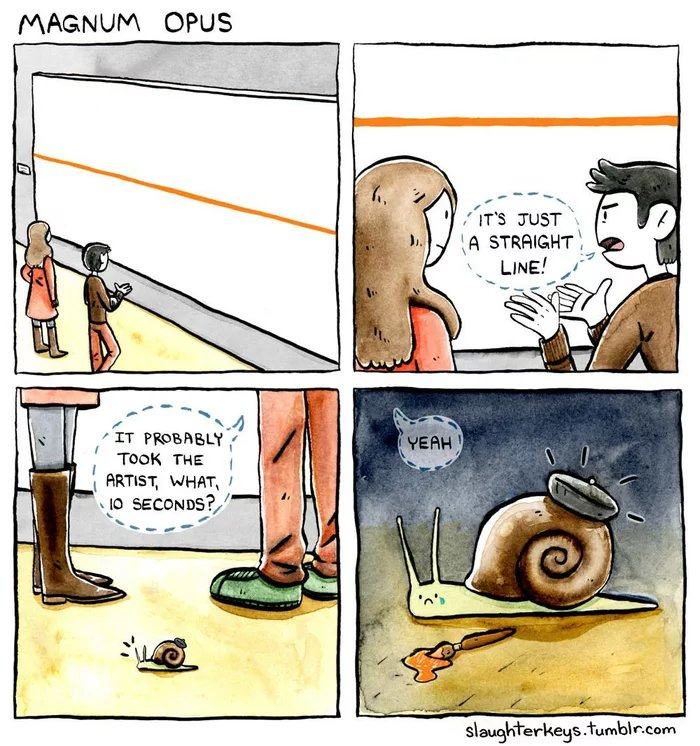 Obrázek Poor snail artist